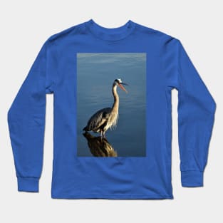 Great Blue Heron Long Sleeve T-Shirt